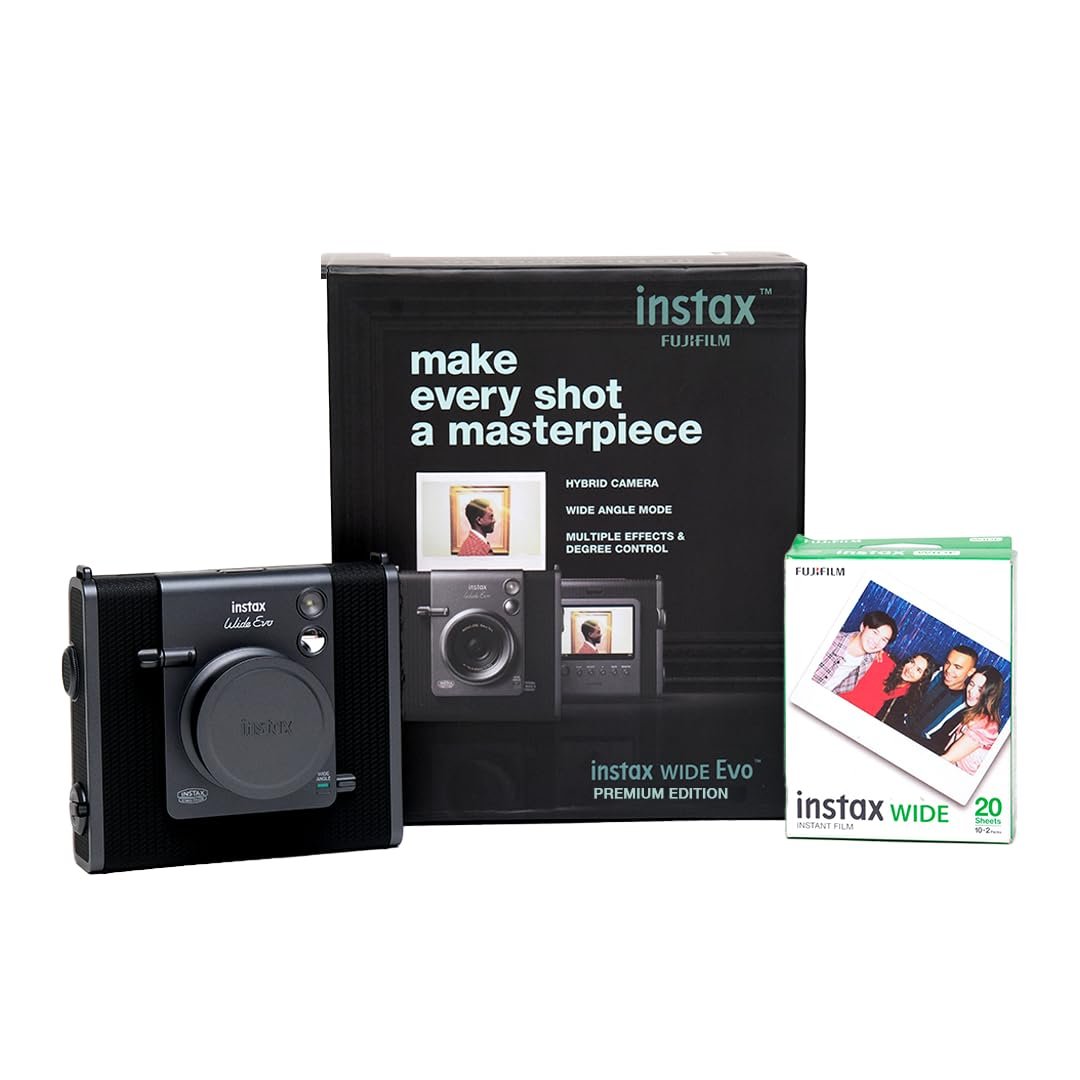 Fujifilm Instax WIDE Evo Premium Edition Hybrid Instant Camera – Wide Format Prints | Buy Online India - Image 9