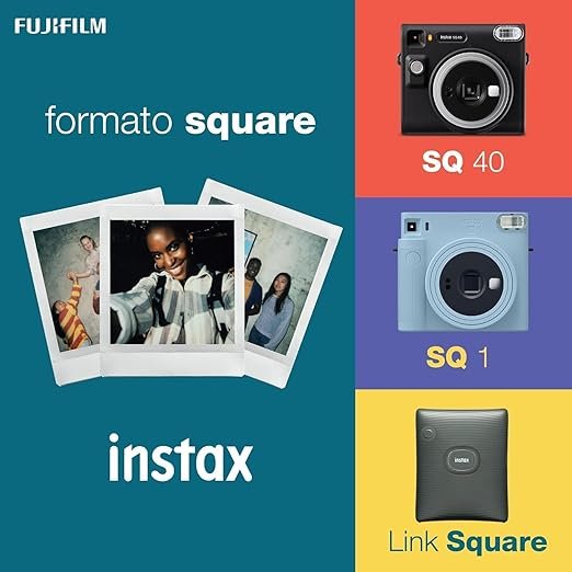 Fujifilm Instax Square SQ40 Black Instant Camera – Classic Design with Square Prints - Image 7