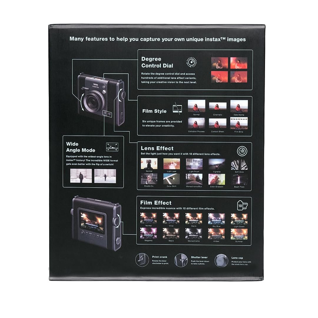 Fujifilm Instax WIDE Evo Premium Edition Hybrid Instant Camera – Wide Format Prints | Buy Online India - Image 10