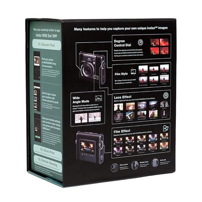 Fujifilm Instax WIDE Evo Premium Edition Hybrid Instant Camera – Wide Format Prints | Buy Online India - Image 4