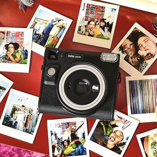 Fujifilm Instax Square SQ40 Black Instant Camera – Classic Design with Square Prints - Image 6