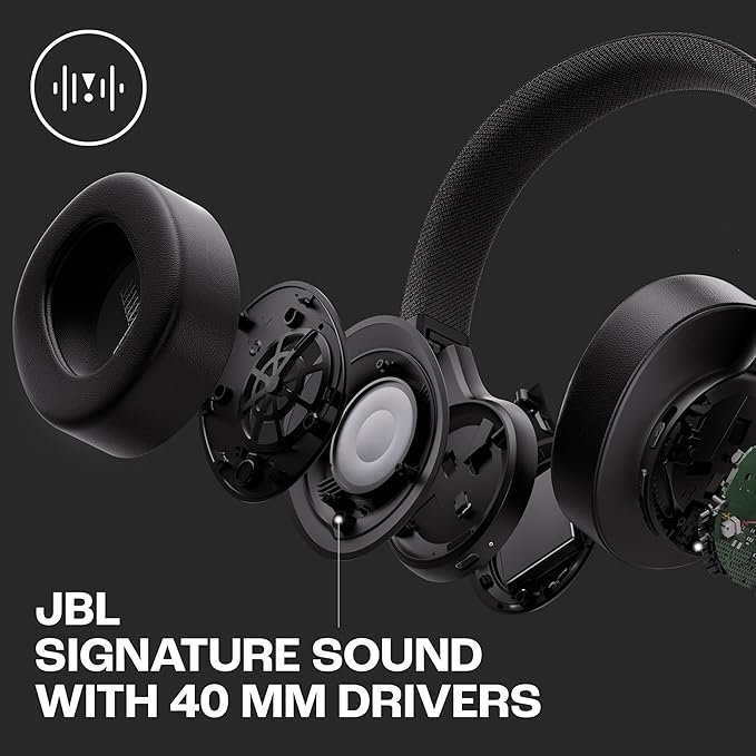 JBL Live 770NC Wireless Over-Ear Headphones – Adaptive Noise Cancelling, Bluetooth 5.3, Deep Bass - Image 6