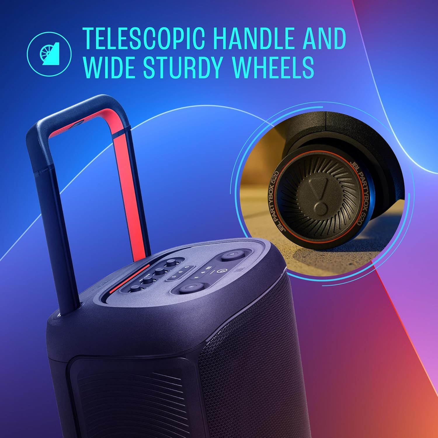 JBL PartyBox 520 Wireless Bluetooth Party Speaker | Best Price in India - Image 8