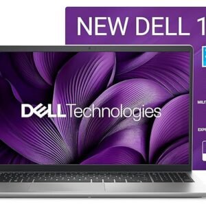 Dell 15 Laptop, 14th Gen Intel Core 3 100U Processor, 8GB, 512GB, Intel UHD Graphics Graphics, 15.6" FHD 120Hz IPS 250 nit Display, 12 Months Mcafee, Win 11 + Office H&S 2024, Platinum Silver, 1.63kg