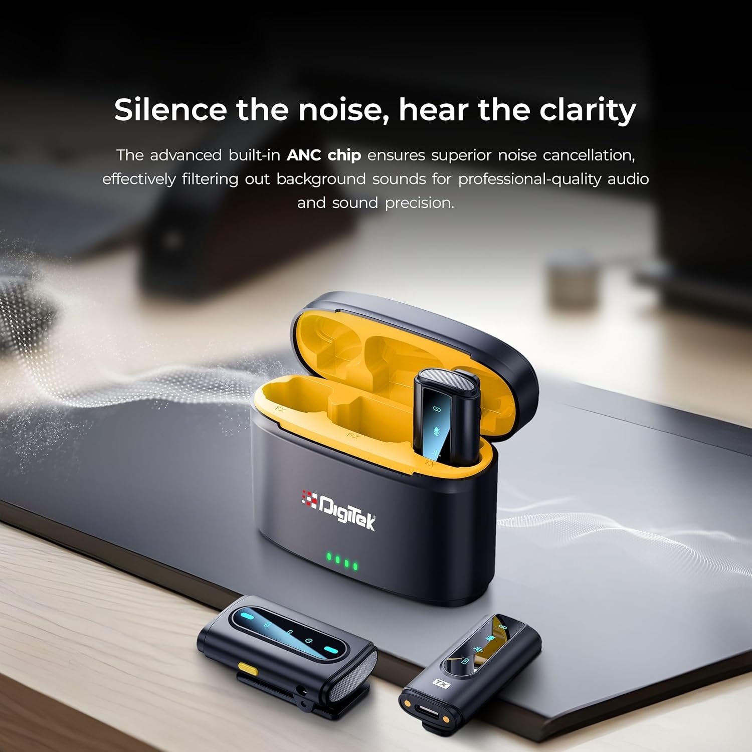 Digitek DWM-112 2-in-1 Wireless Microphone | 50M Range, Noise Reduction, 7Hrs Battery - Image 9