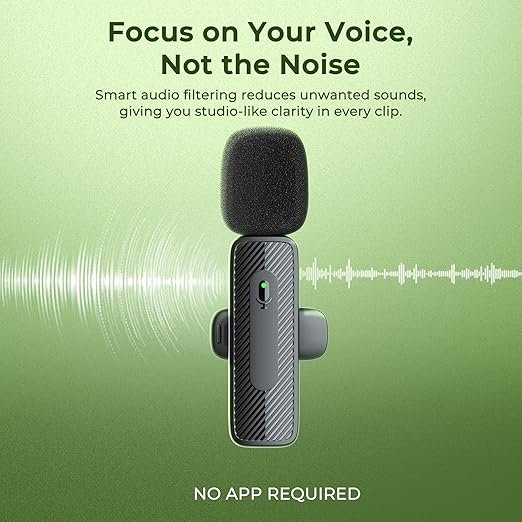 Digitek DWM-008 PRO Wireless Microphone System – Dual Channel Lavalier Mic for DSLR & Smartphone | Buy Online India - Image 5