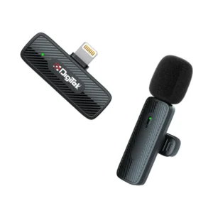 Digitek® DWM-007 PRO Wireless Microphone System with Lavalier Mic – Long Range Recording Mic | Buy Online India